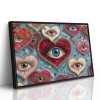 All Eyes in Velvet Hearts