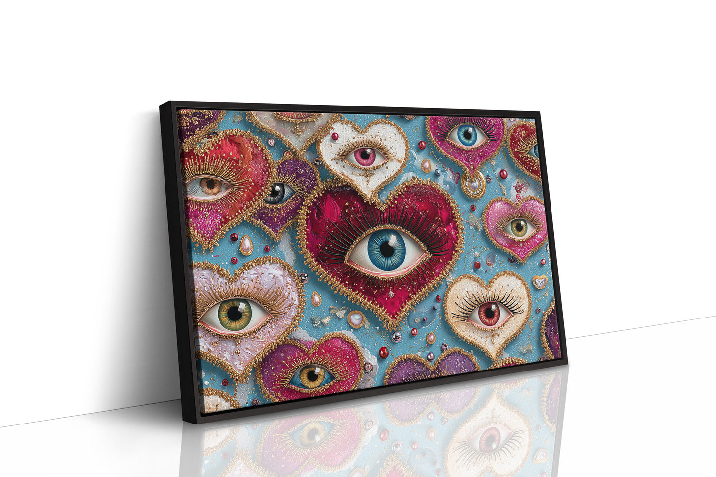 All Eyes in Velvet Hearts
