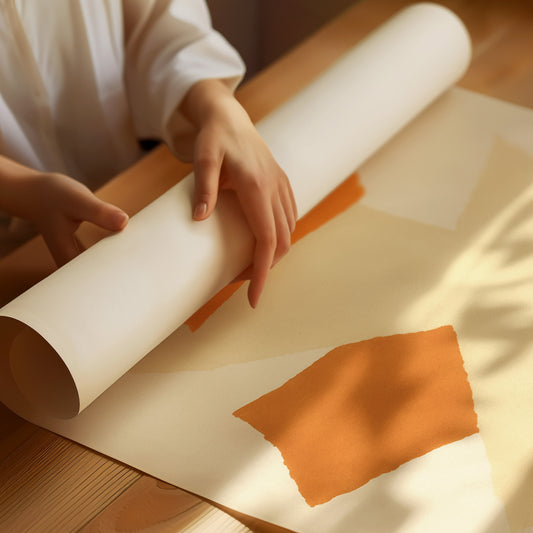 Autumn Paper Folds Into Light