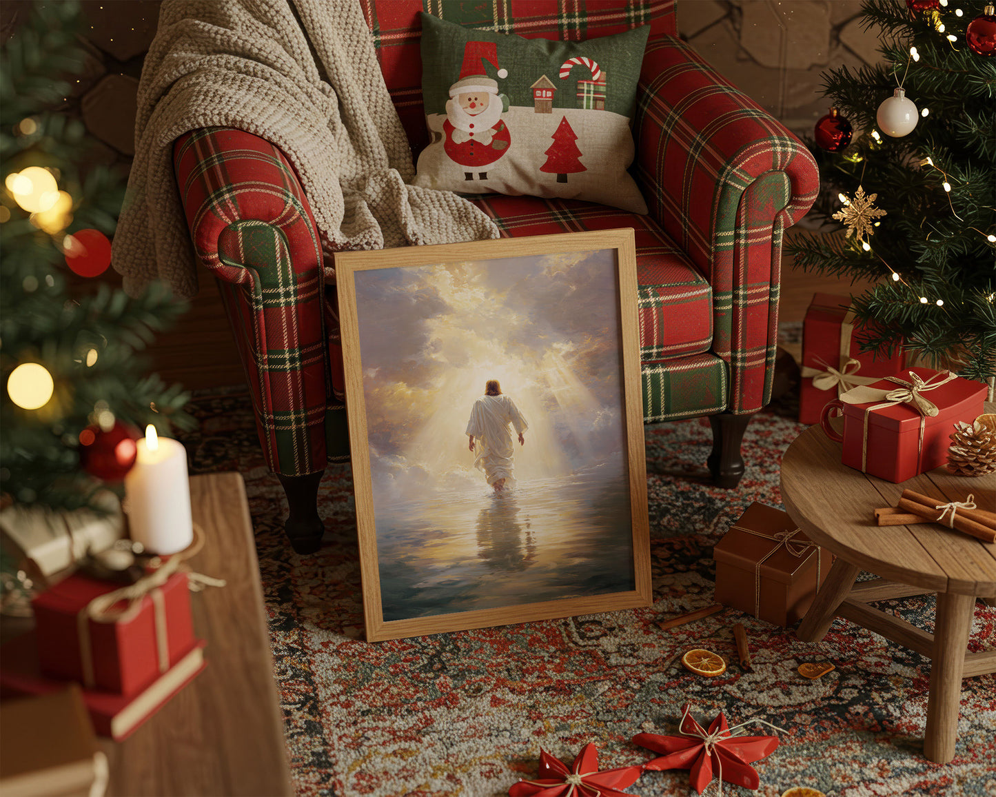 Light Breaks Through Sacred Waters