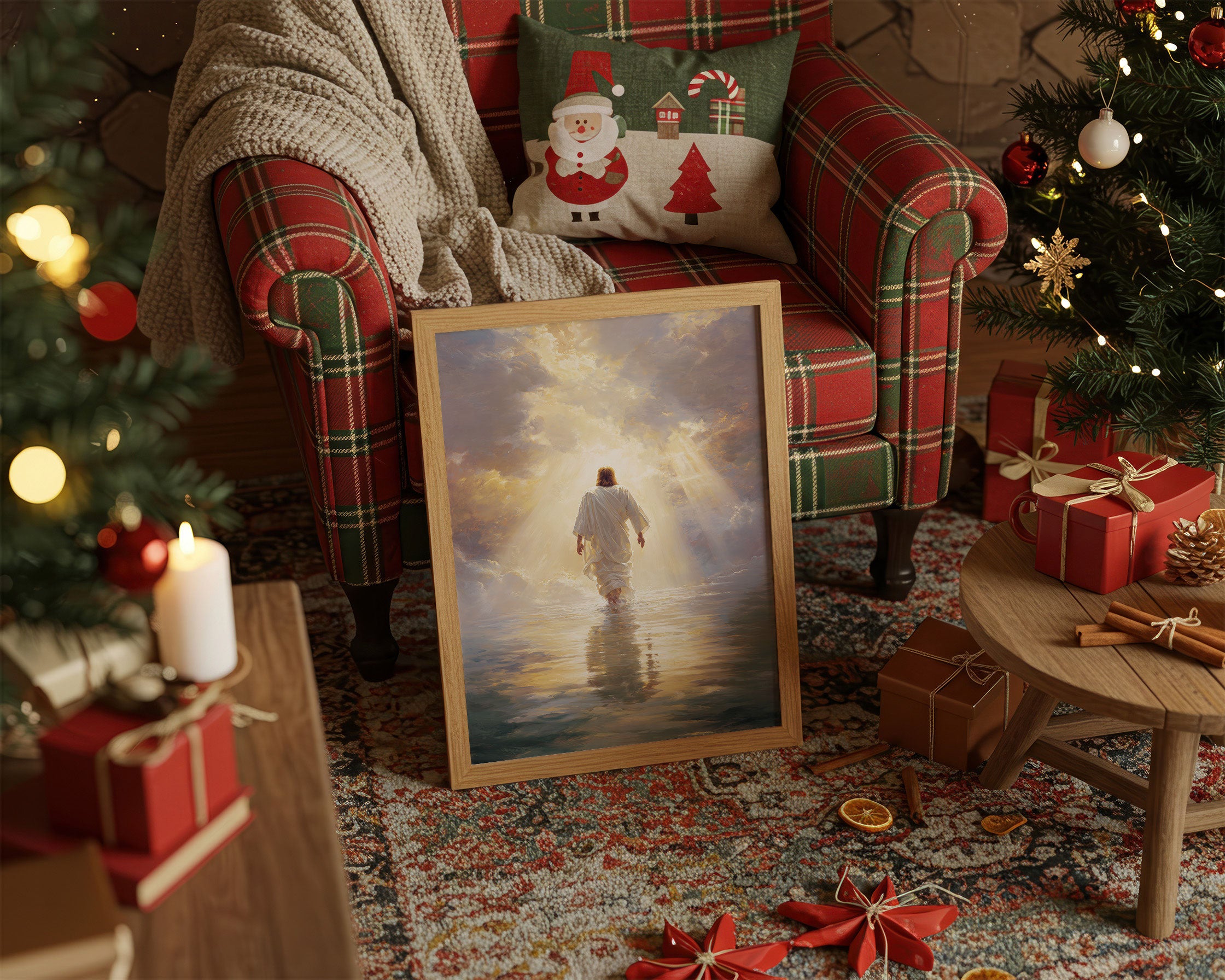 Light Breaks Through Sacred Waters