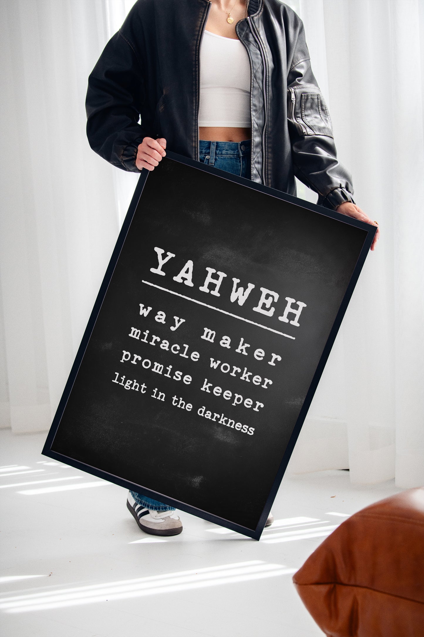 Yahweh Chalkboard Declaration