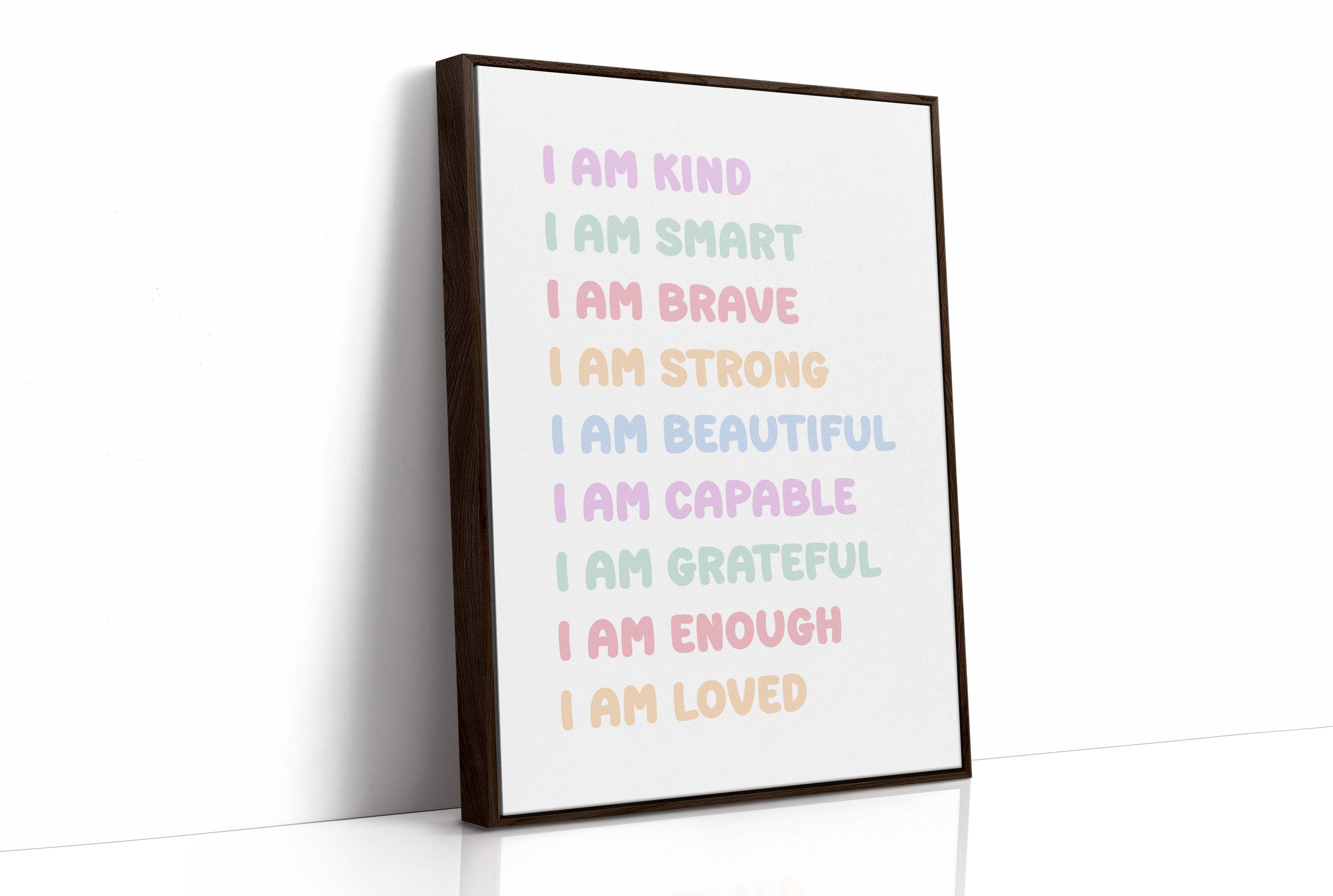 I Am Enough Affirmation Quote Print