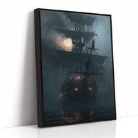Shipshape It Is Not, print in a black frame
