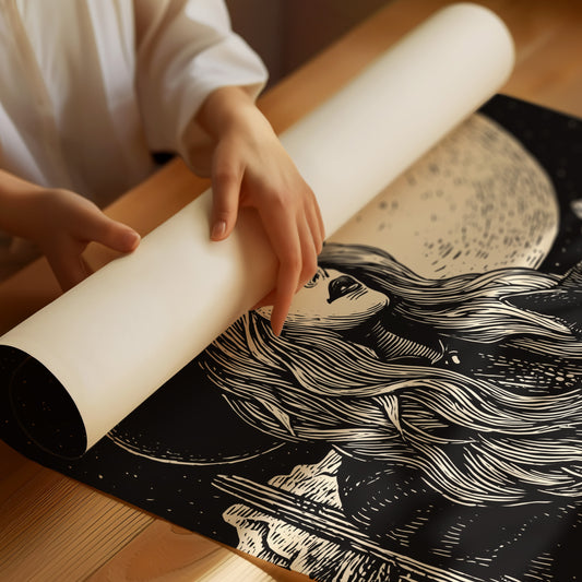 Moonlit Tales Between Desert Stars