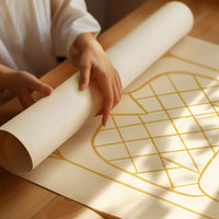 Golden Harvest In Simple Lines