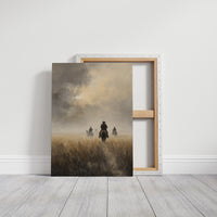 Riders Through Prairie Dusk
