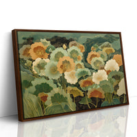 Sunlit Poppies Dance In Jade