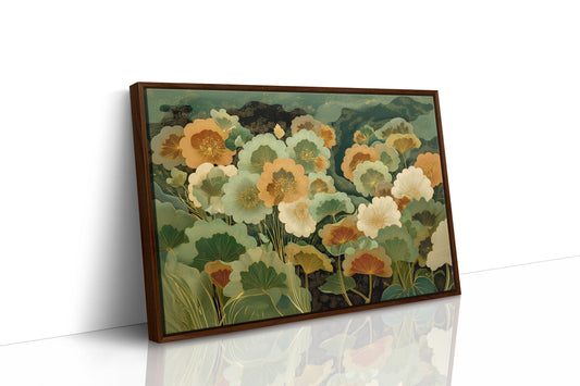 Sunlit Poppies Dance In Jade