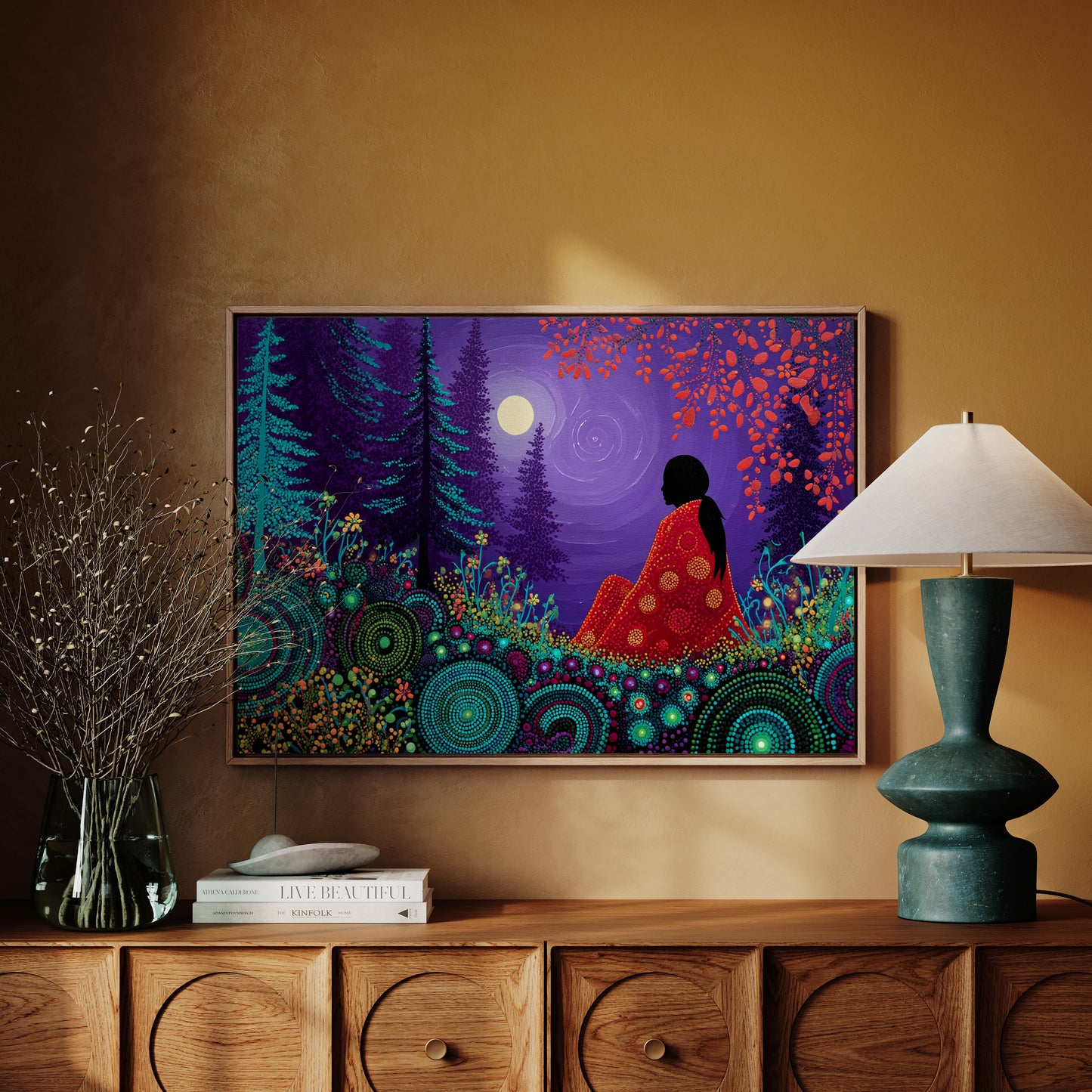 Moonlit Garden Holds Sacred Stories