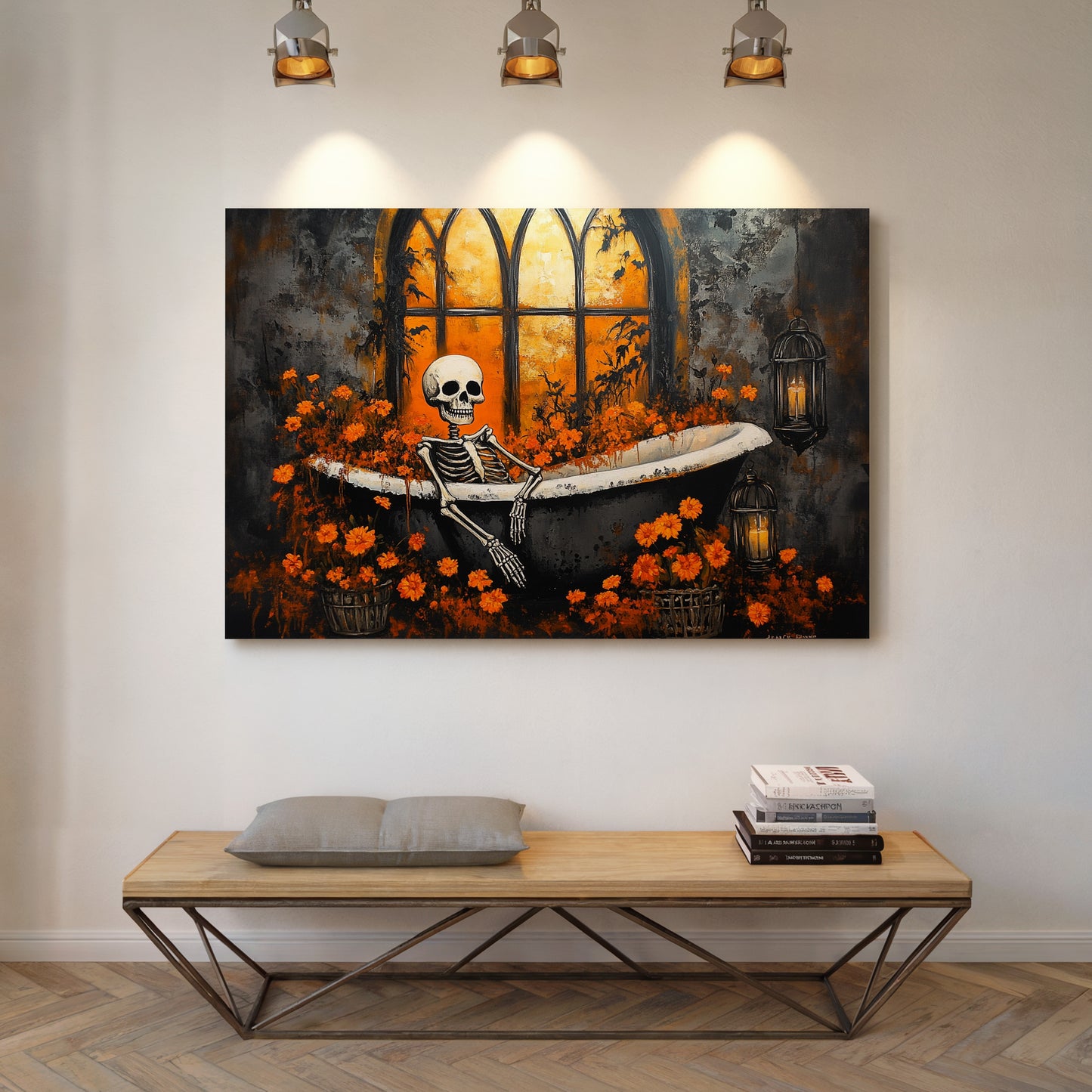 Marigolds Dance At Midnight's Bath