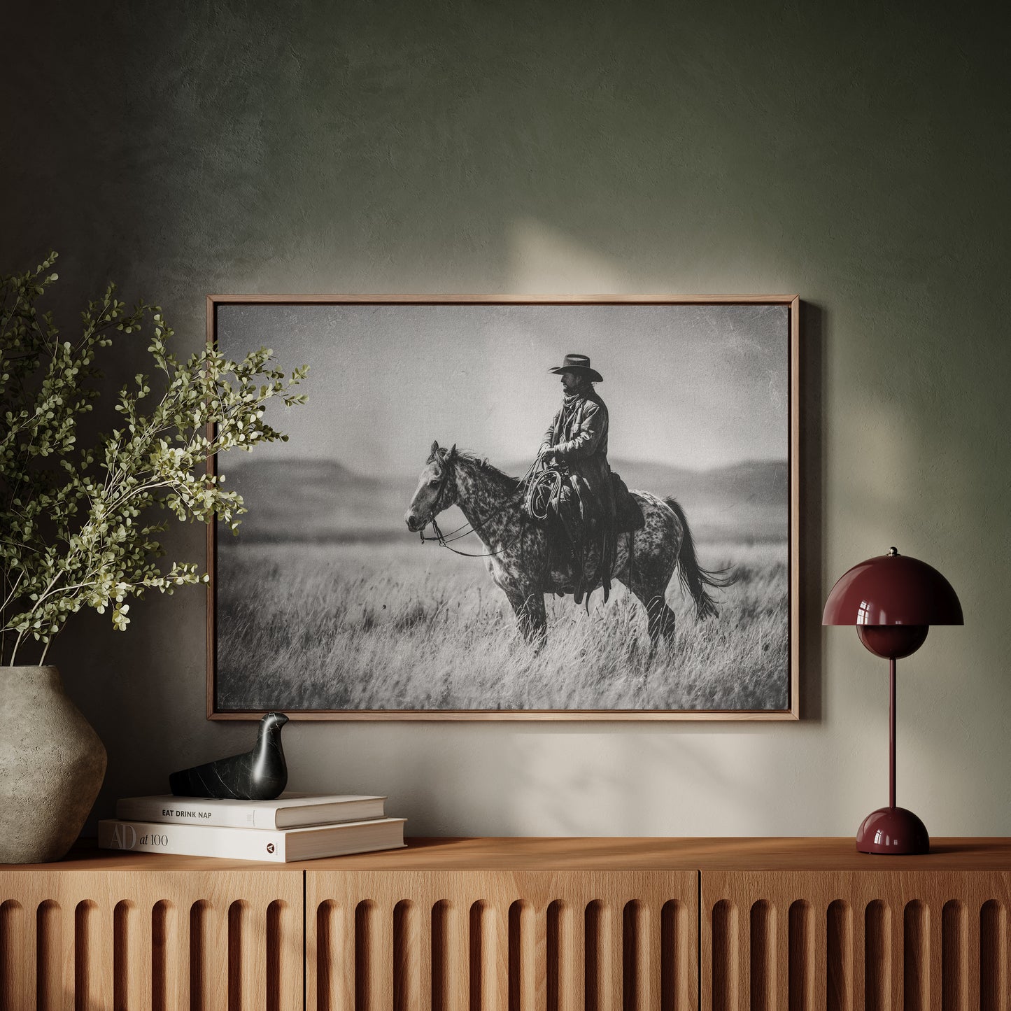 Prairie Dawn Rides Speckled Grace