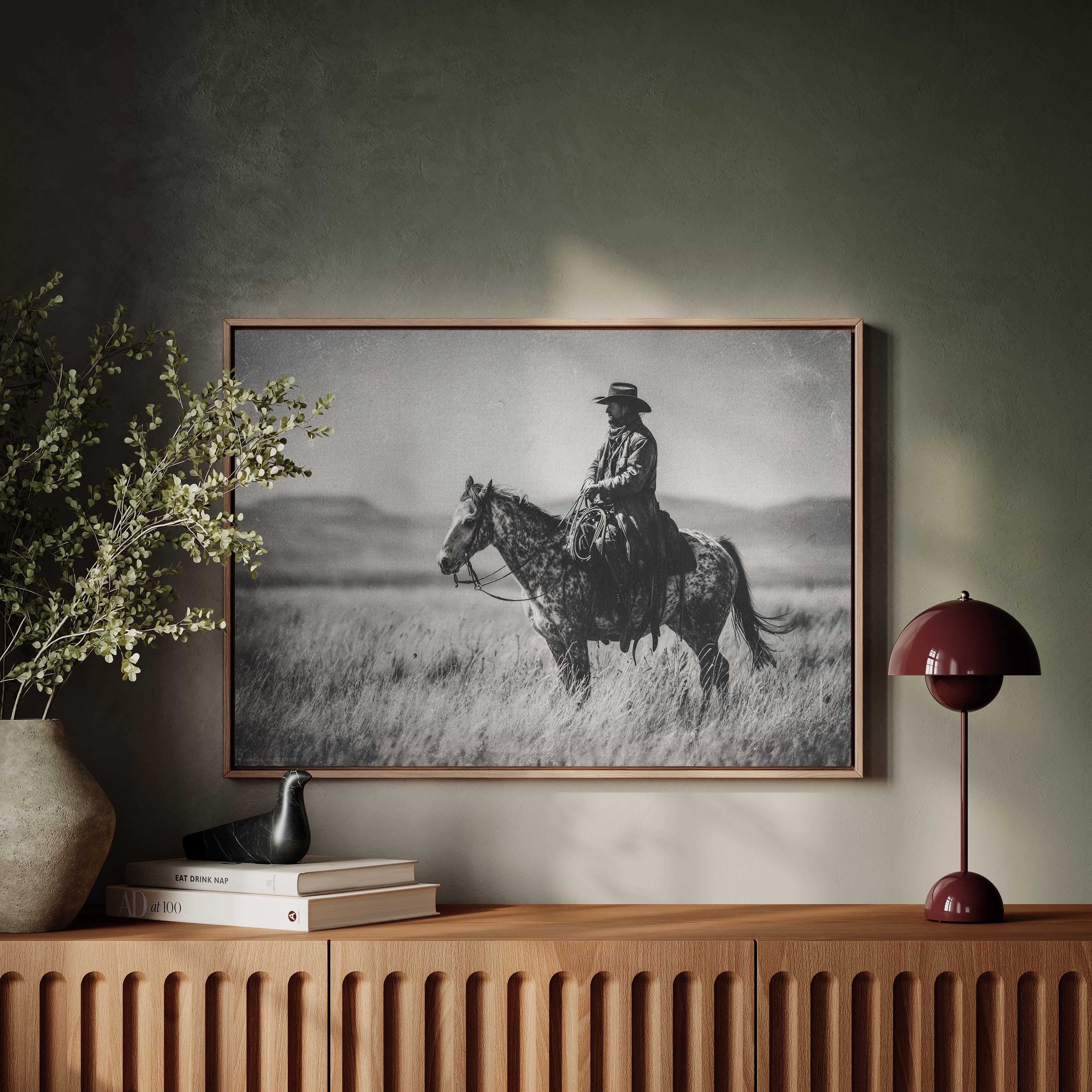 Prairie Dawn Rides Speckled Grace