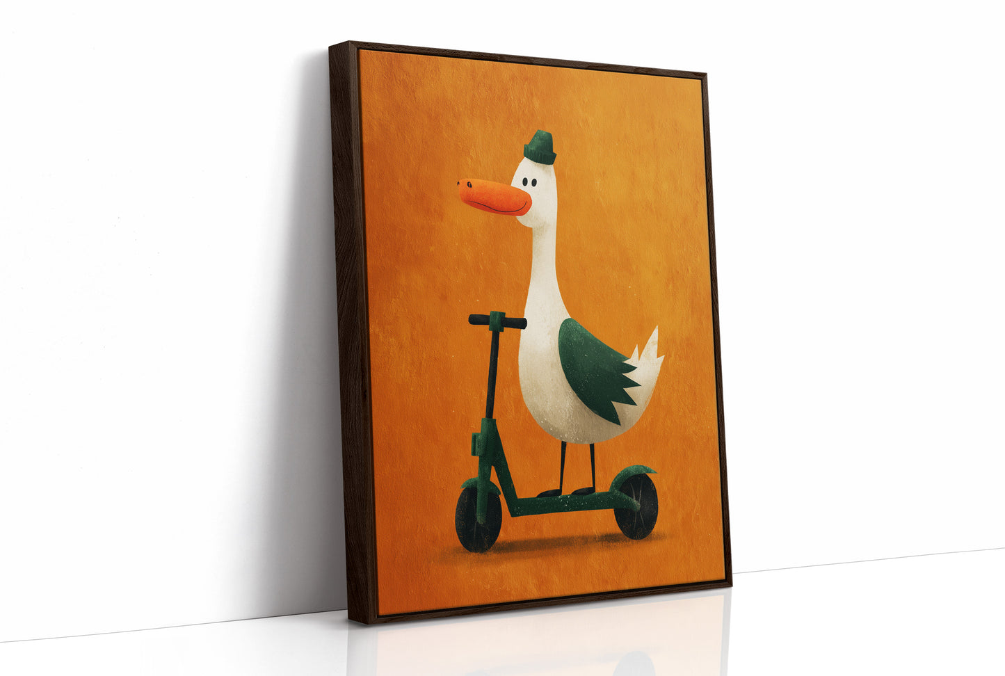 Goose on Wheels