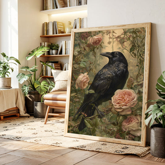 The Raven Among Blossoms