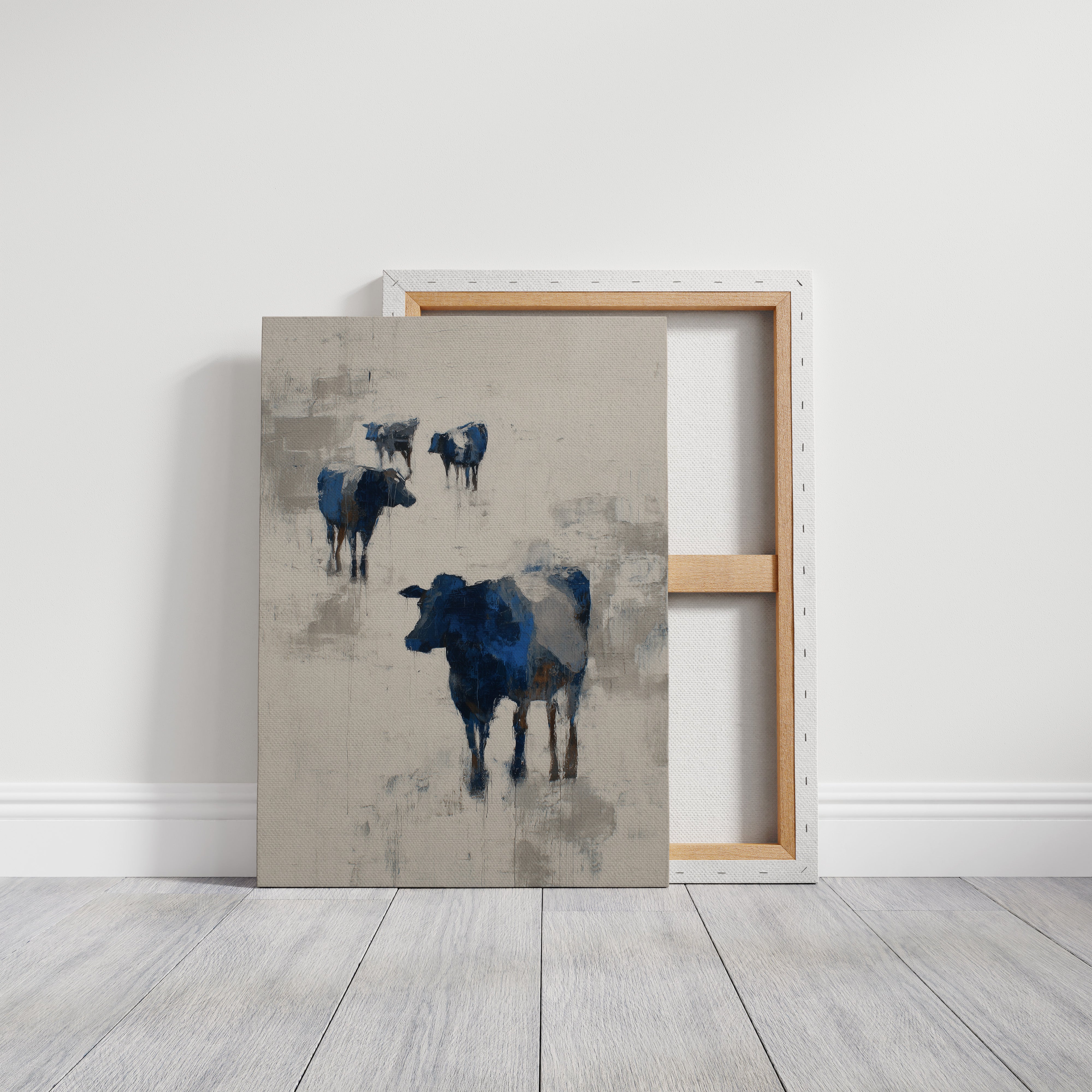 Blue Herd in Quiet Fields