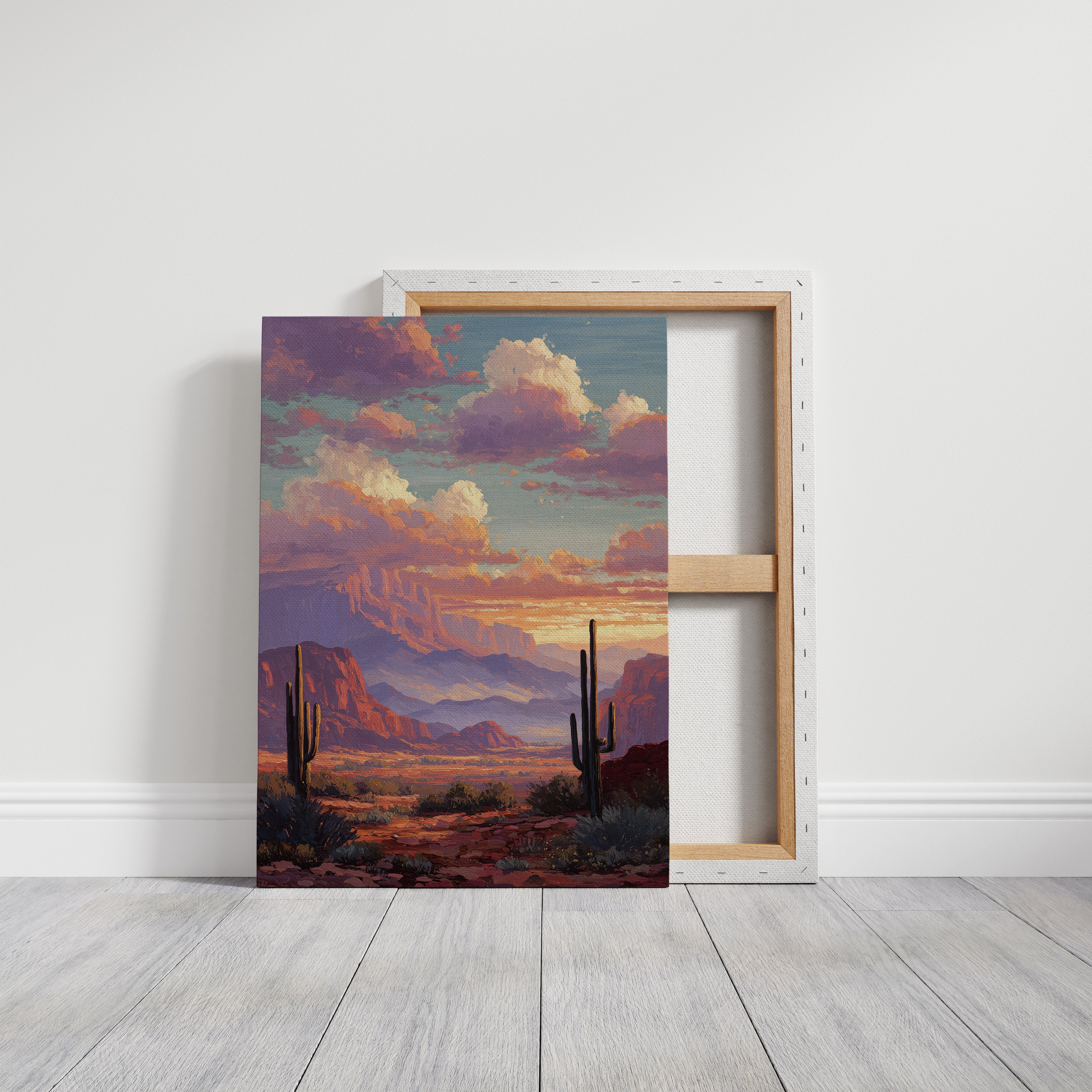 Copper Skies Over Silent Mesa