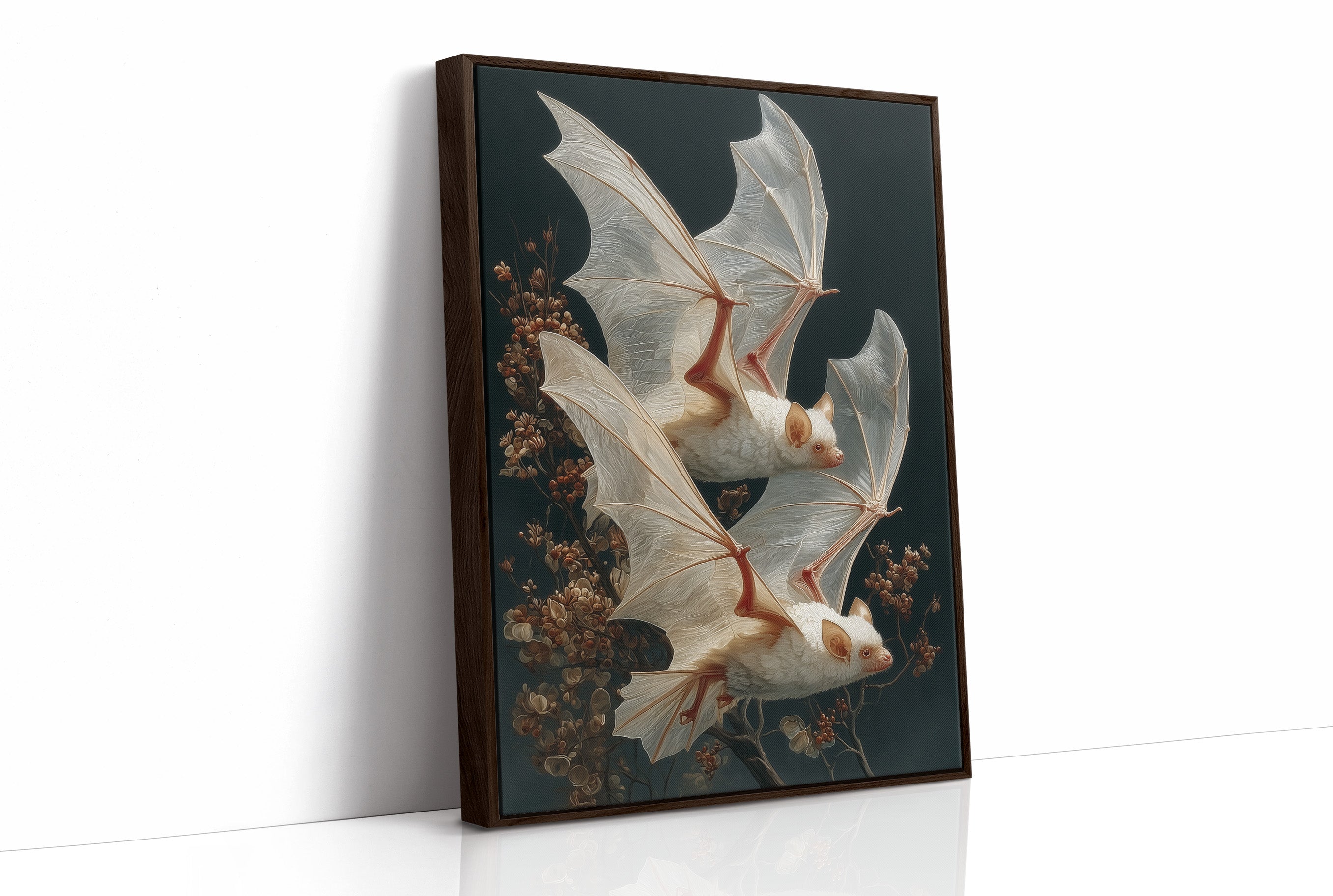 Ghost Wings at the Dried Branch