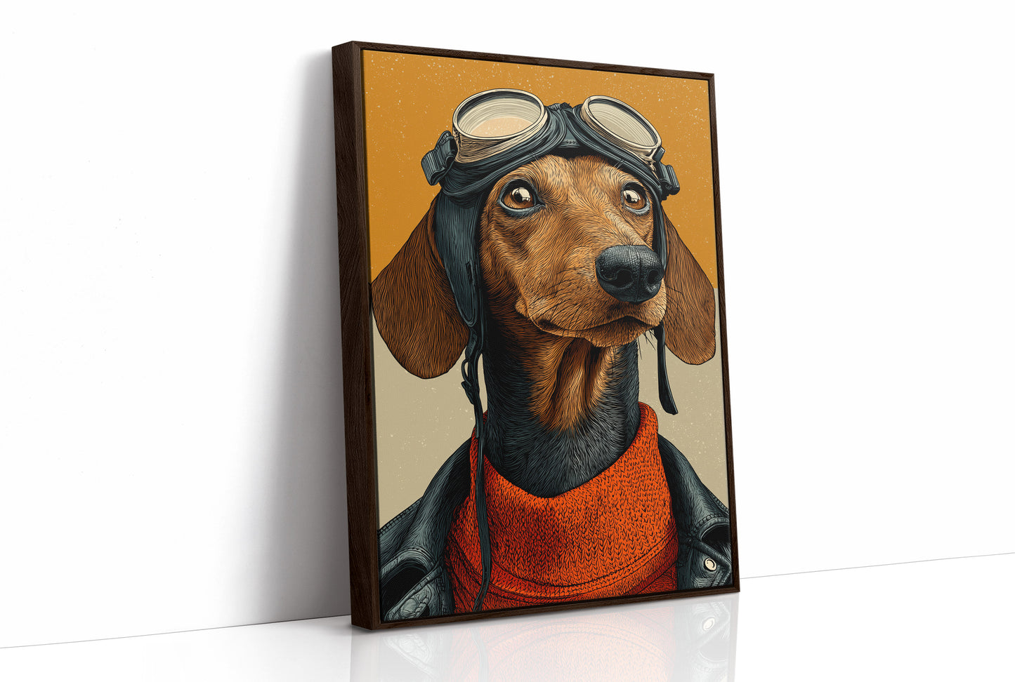 Wide-Eyed Aviator Pup