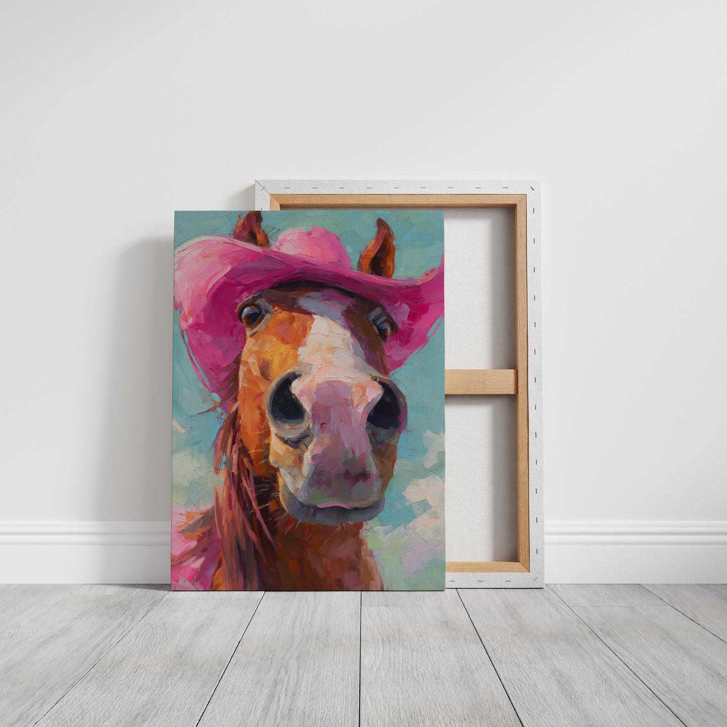 Cowgirl's Steed In Magenta