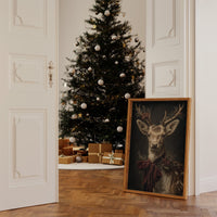 Noble Stag Brings Winter's Grace