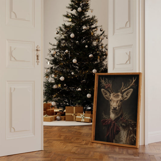 Noble Stag Brings Winter's Grace