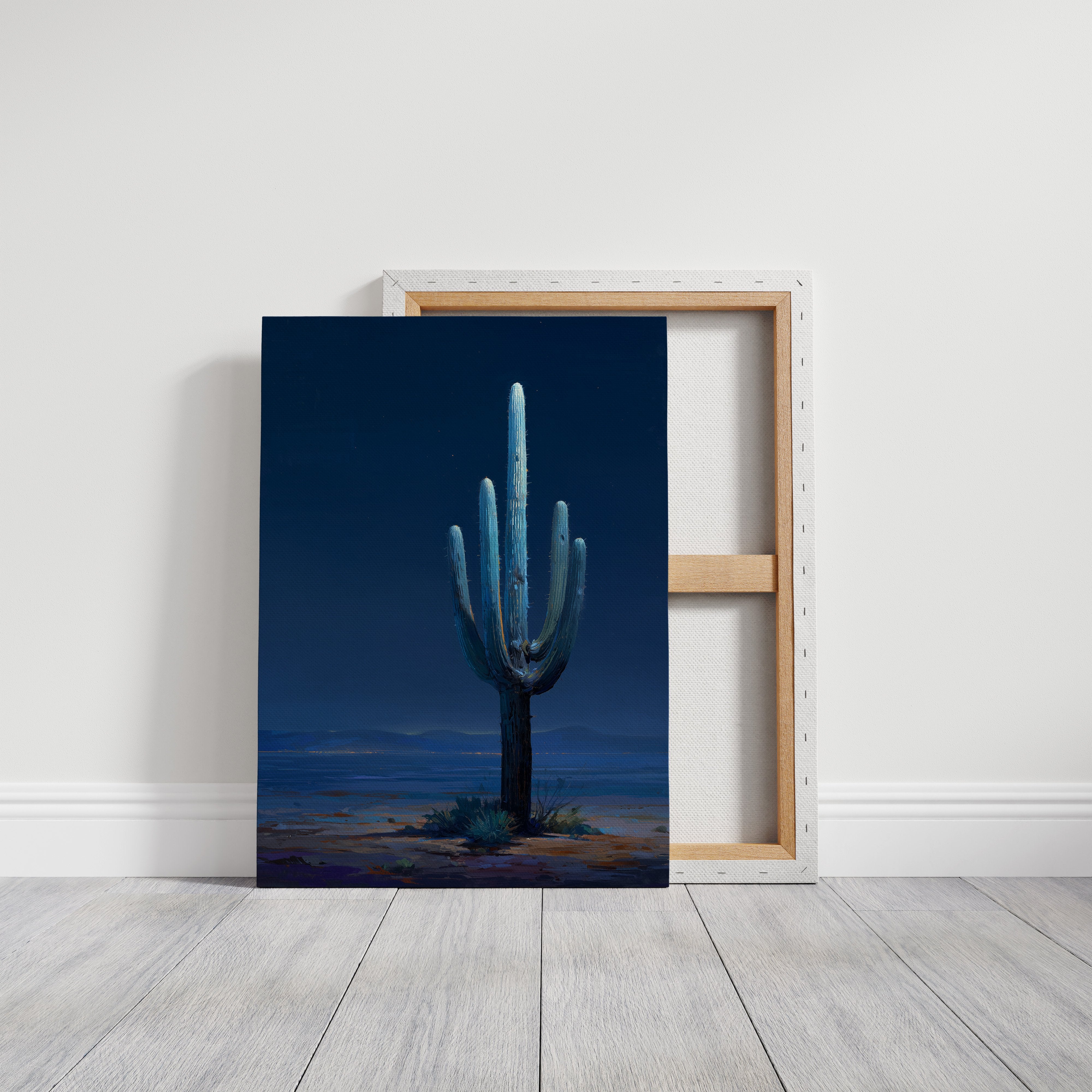 Midnight Sentinel Under Desert Stars