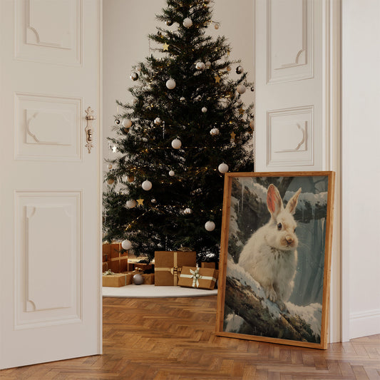Snow Hare Brings Winter Magic