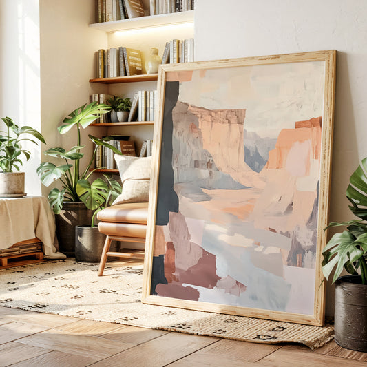 Canyon Light: Abstract Southwest Landscape