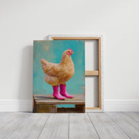 Farmyard Fashionista Struts Pink Boots