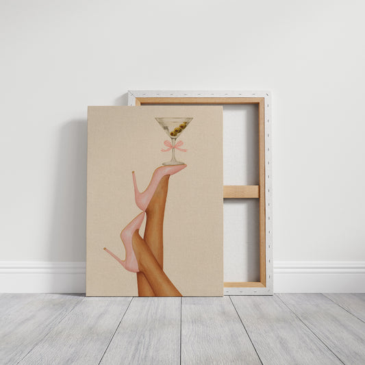 Pink Stilettos Serve Martini Magic