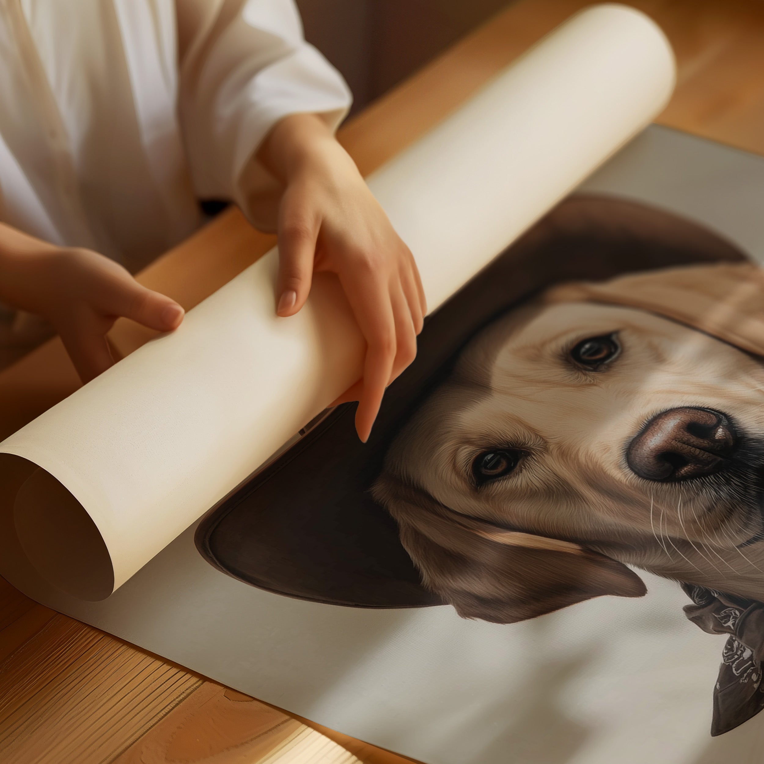 Ranch Dog Wears Grandpa's Old Bandana