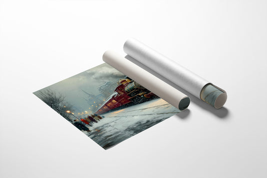 Winter Steam Meets City Lights