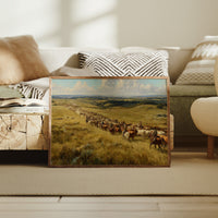 Prairie Dust Follows The Herd