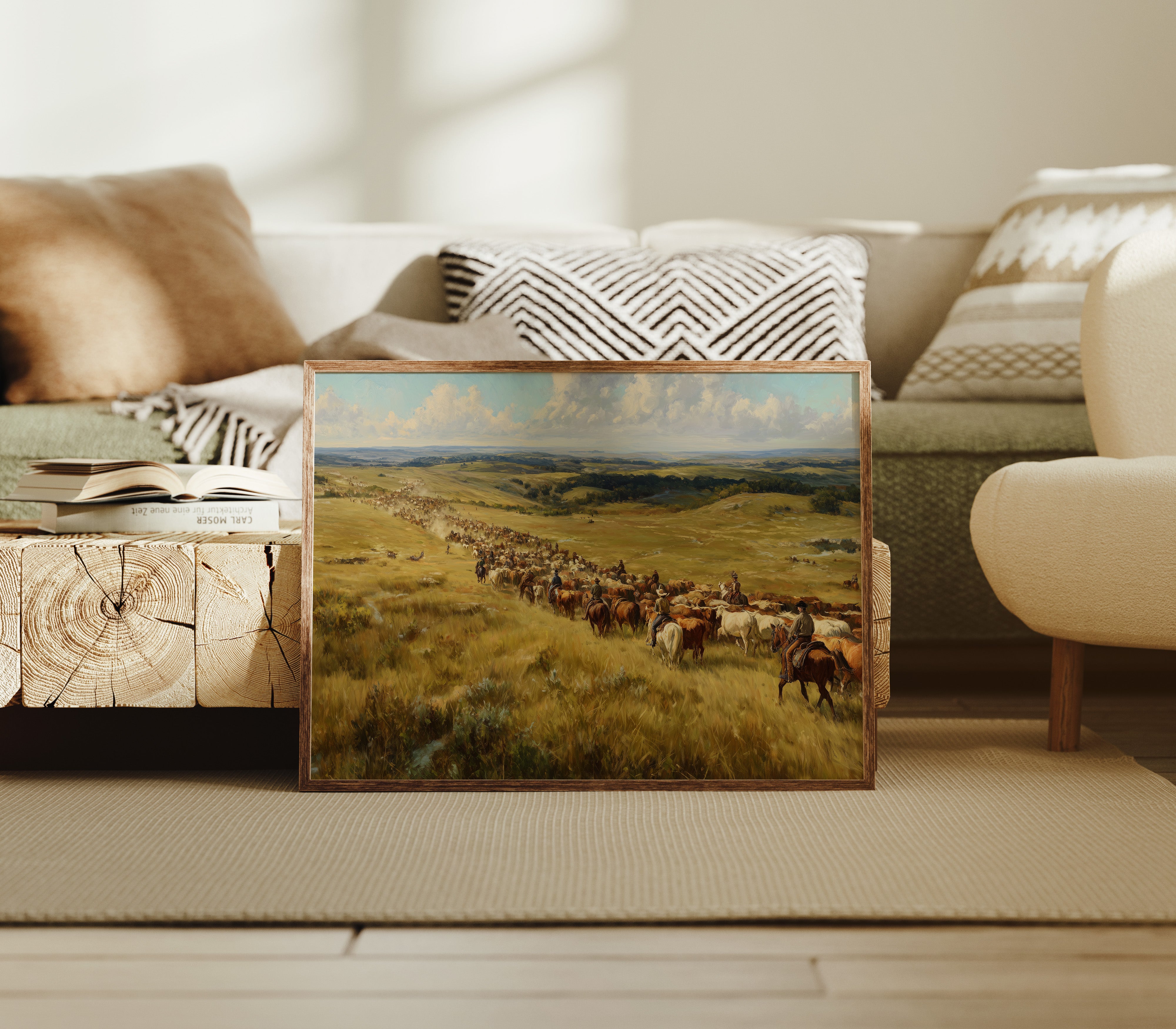 Prairie Dust Follows The Herd