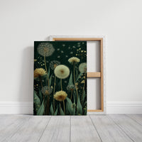 Dandelions Dance Under Midnight Stars