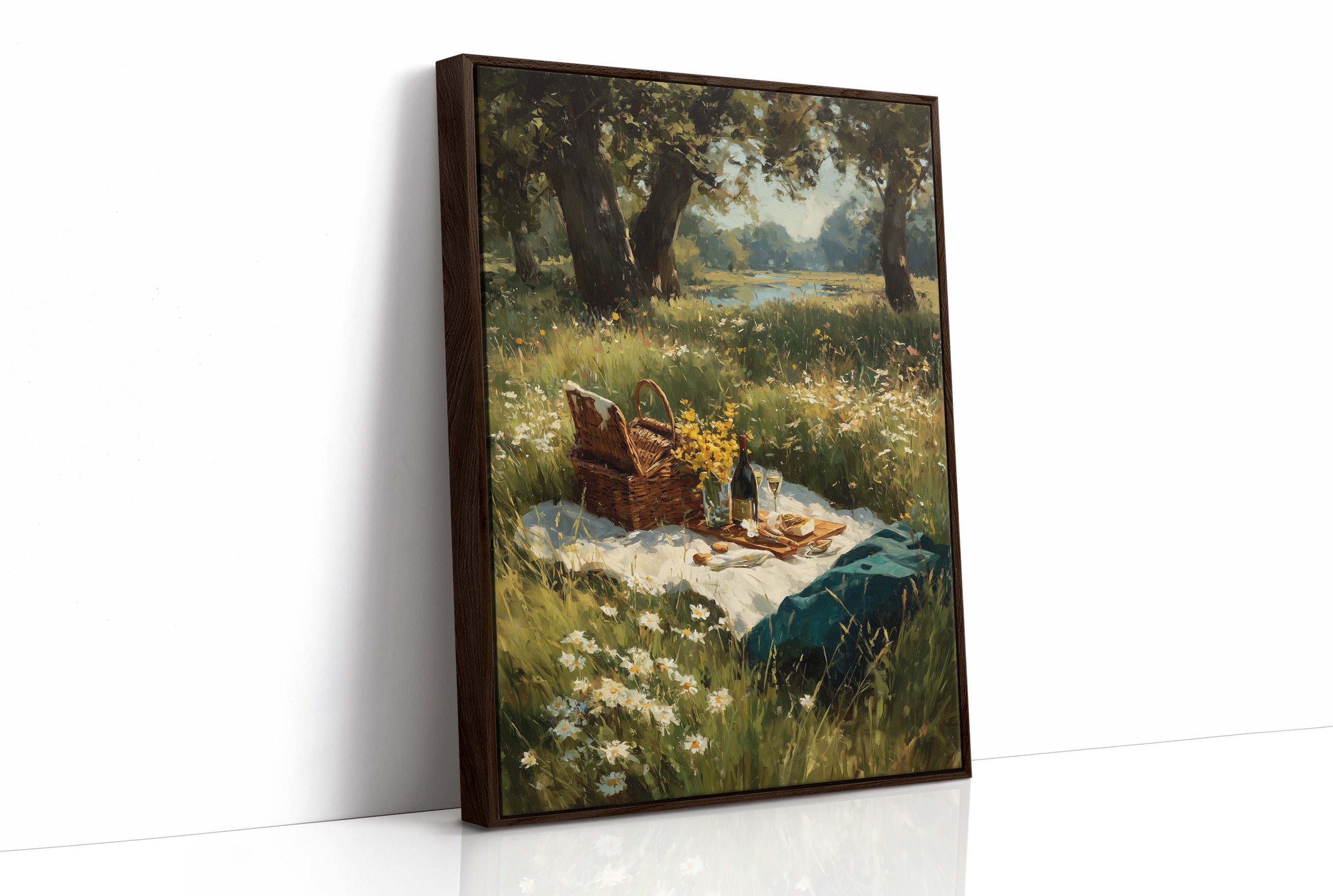 Picnic in the Wildflower Field