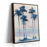 Navy Palms, Cotton Candy Sky