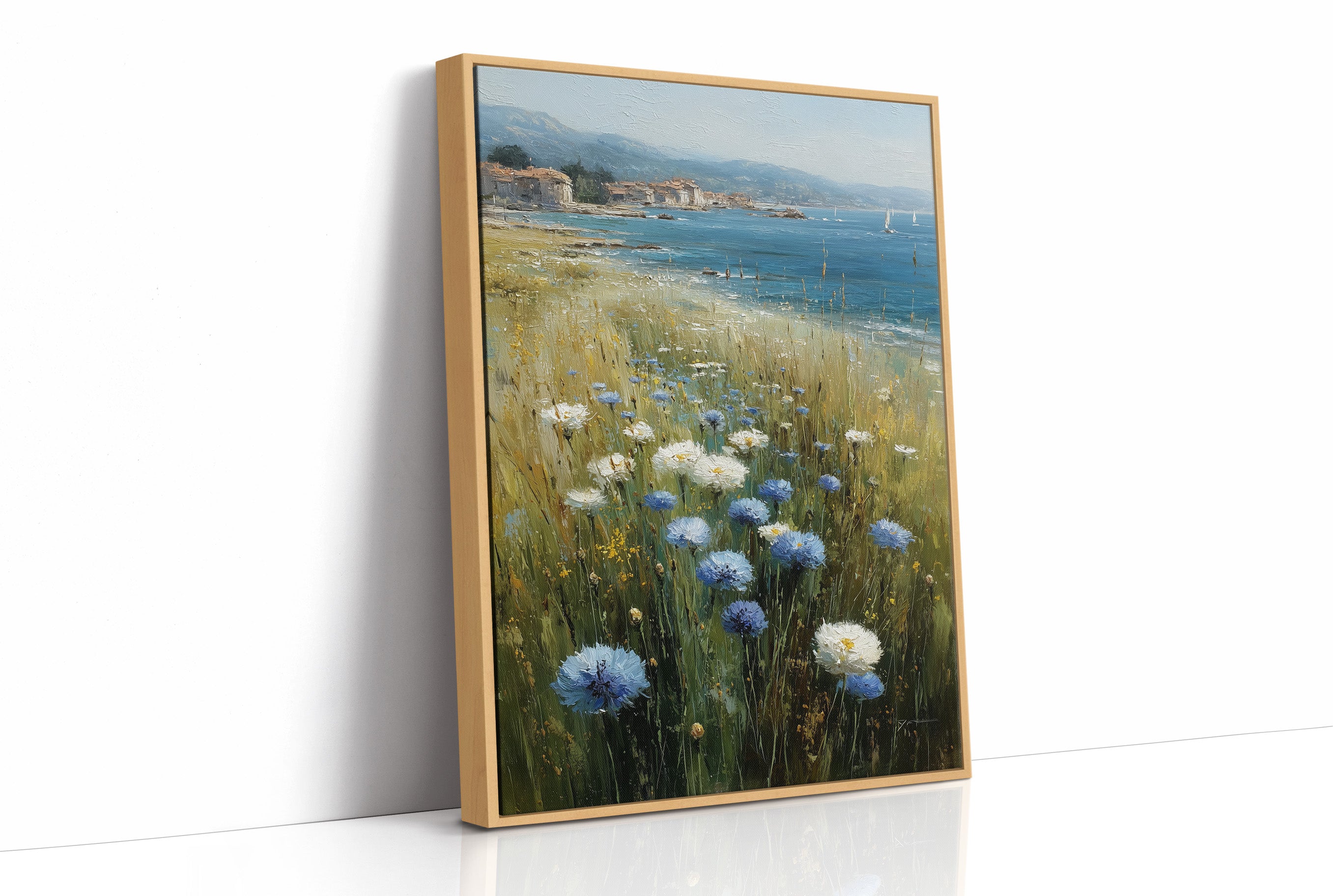 Cornflowers Face the Sailing Wind