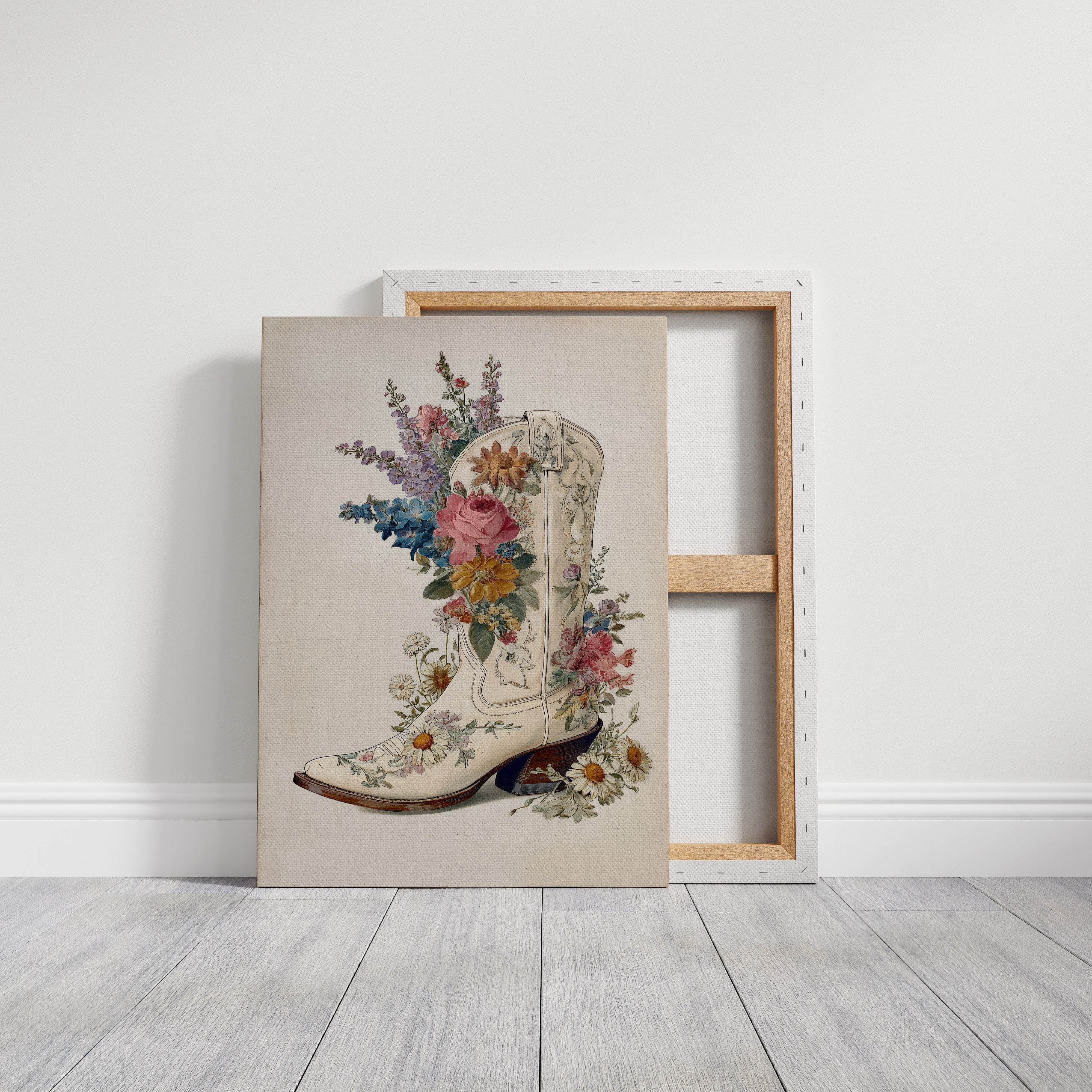 Blooms Upon Weathered Leather