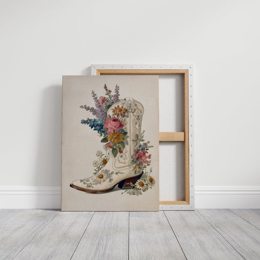 Blooms Upon Weathered Leather