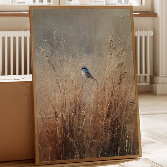 A Moment Among Golden Grasses