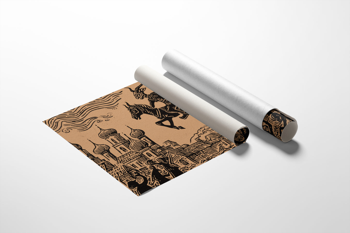 Ancient Riders Cross Storybook Skies