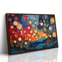 Fireflies Dance Above Midnight Waves