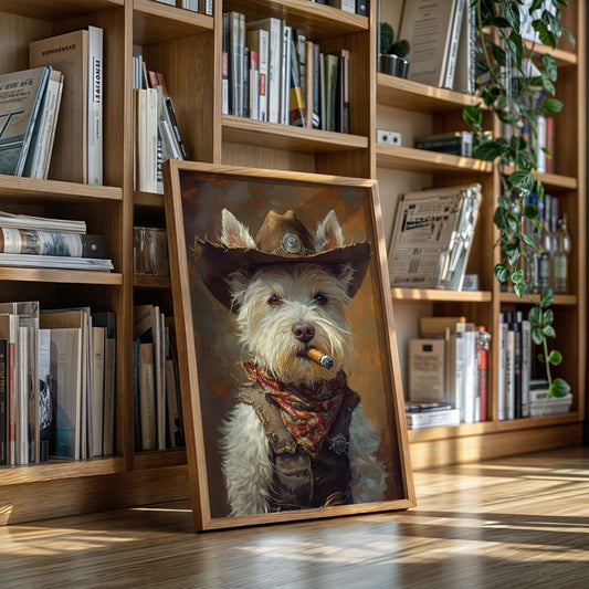 West Highland White Terrier Gunslinger