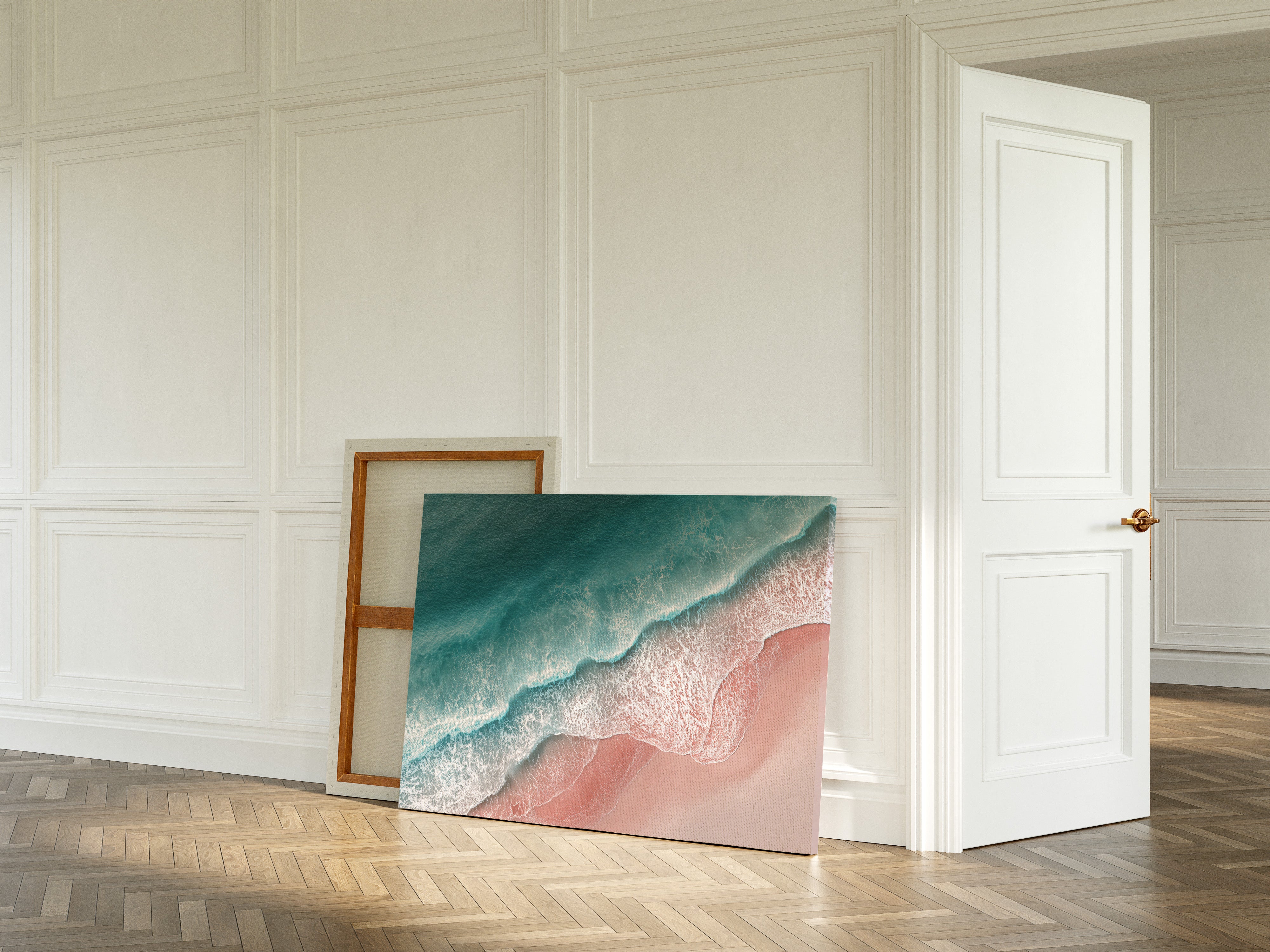 Tides Crafting Their Own Canvas