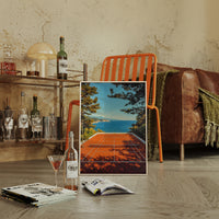 Mediterranean Match Point At Sunset