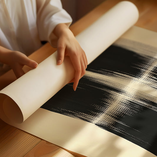 Ink Paths Through Morning Light