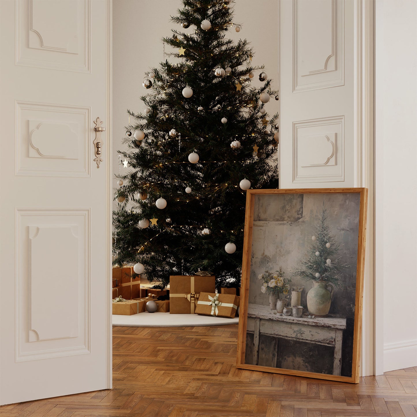 Vintage Christmas Memories In Frame