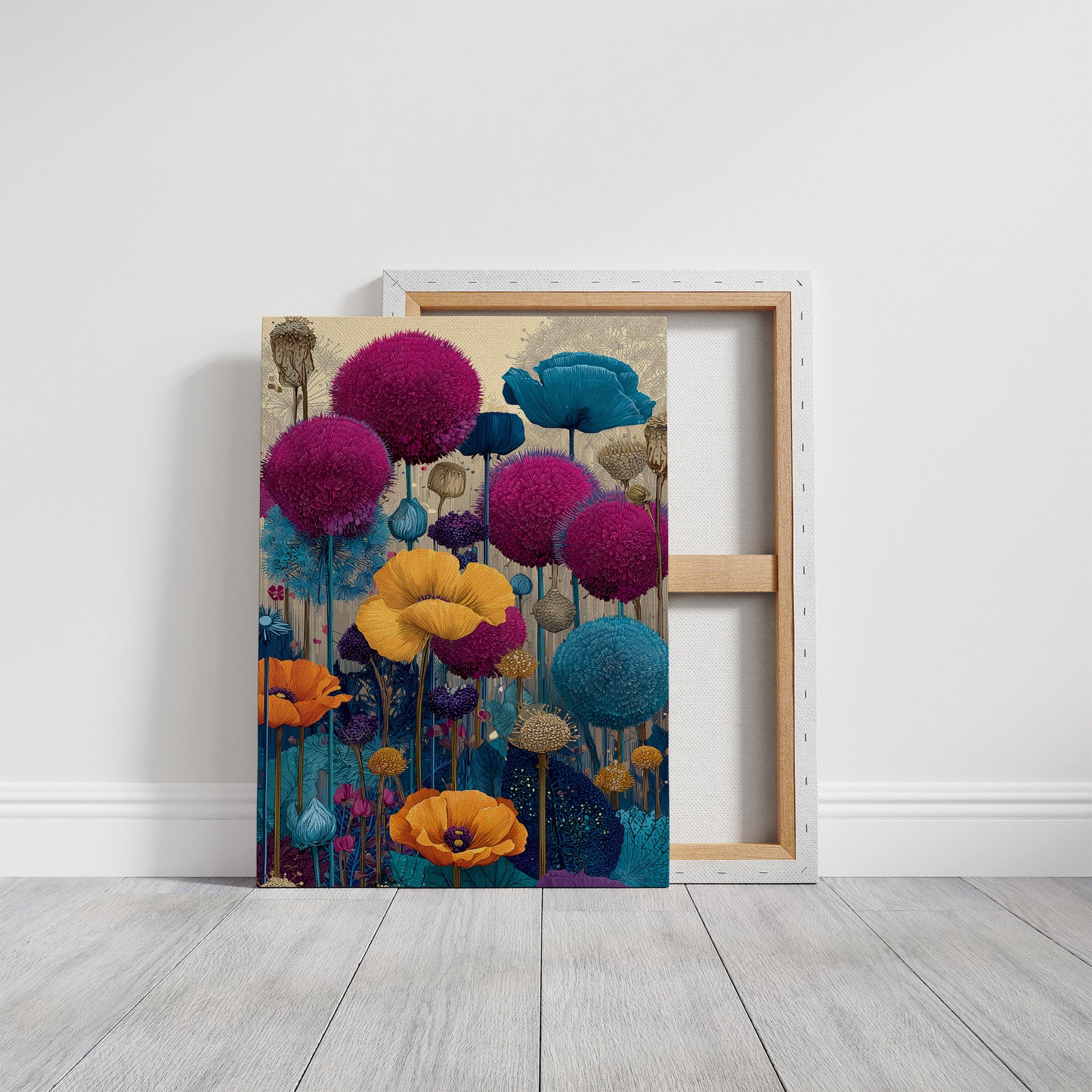 Allium and Poppy Field